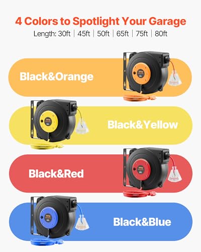 VEVOR Cord Reel orange 16AWG