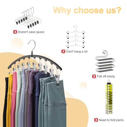 Volnamal closet hanger with clips