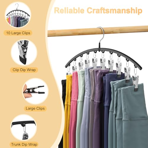 Volnamal hanger holding 10 leggings