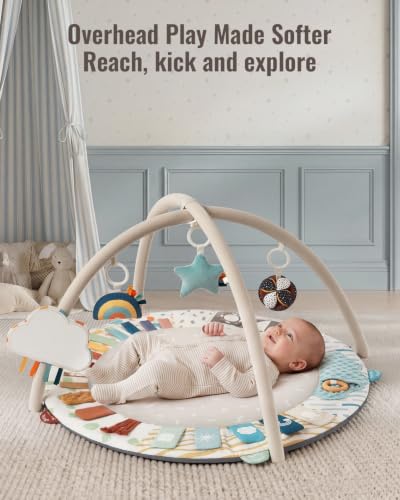 Blissful Diary Baby Play Gym set up for tummy time