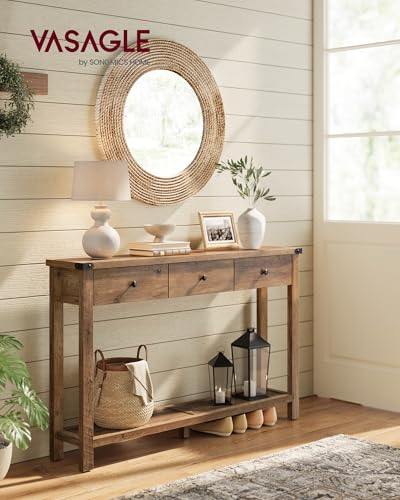 Console table with 3 drawers