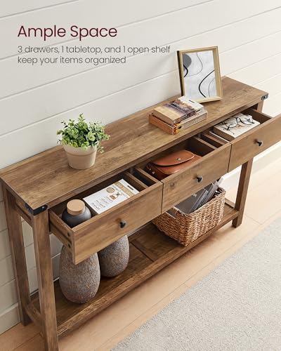 VASAGLE farmhouse console table