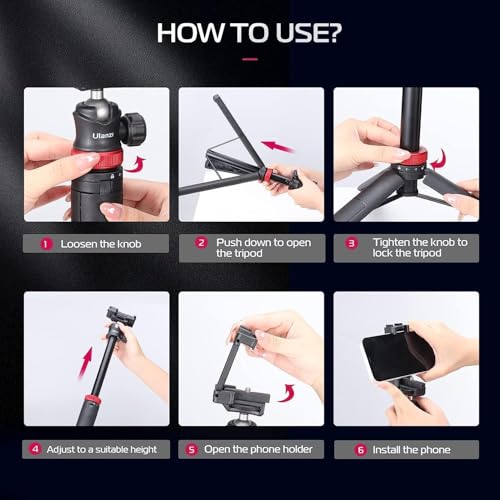 ULANZI MT-44 smartphone clip adjustment