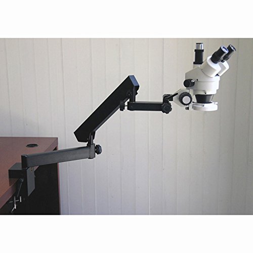 AmScope SM-6TX with articulating arm and clamp