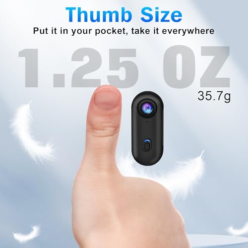 Sixmou i3 mini camera with magnetic accessories