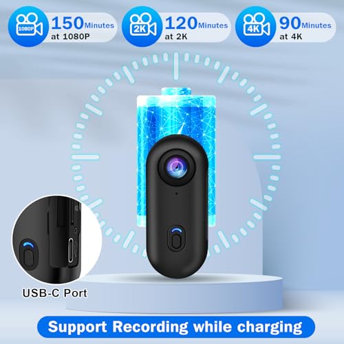 Sixmou i3 4K action camera black color