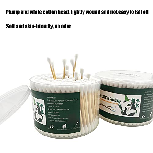 Comparison of XL cotton swab tip size