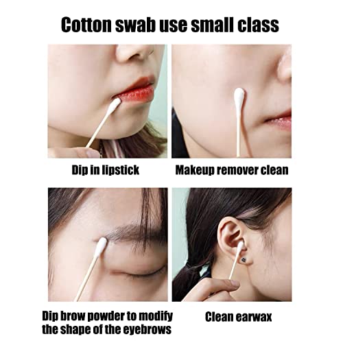 Waterproof storage box for cotton swabs