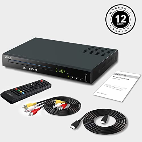 LONPOO Blu Ray player packaging