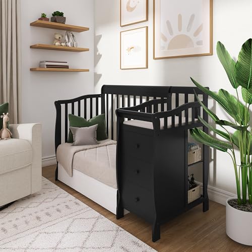 Dream On Me Jayden crib in small nursery setting