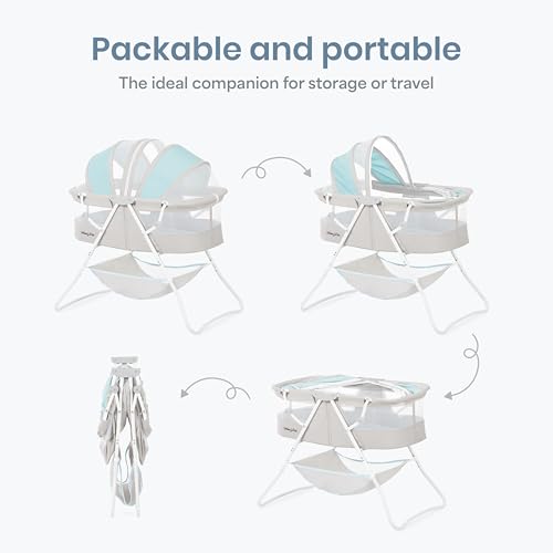 Storage basket underneath the Karley Bassinet