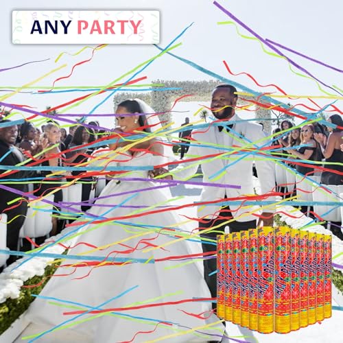 FIEKEICC Confetti Cannon 12Inch Multicolor safety instructions