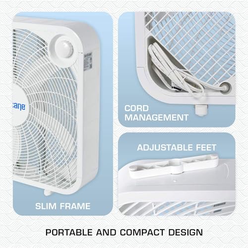 Rear view of Hurricane Classic cooling fan
