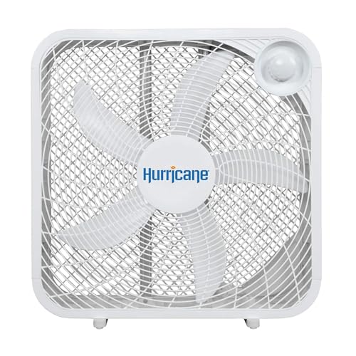 Hurricane floor fan in a home setting