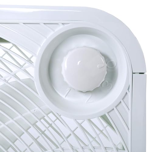 Hurricane box fan portable slim frame design