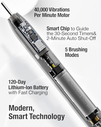 7AM2M toothbrush with 120-day battery life