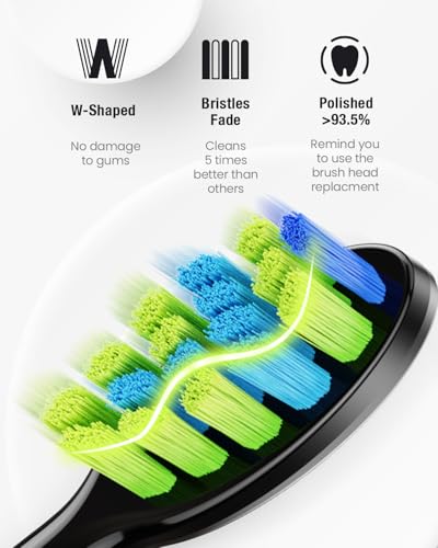 Toothbrush with Clean, White, Polish, Milder, Sensitive modes