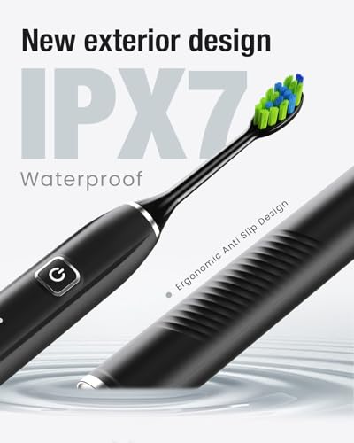 7AM2M Sonic Electric Toothbrush in black