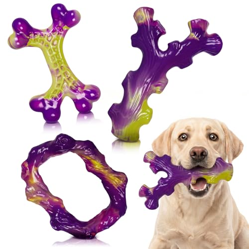 Frienhund Tough Dog Toys 3 Pack Purple set