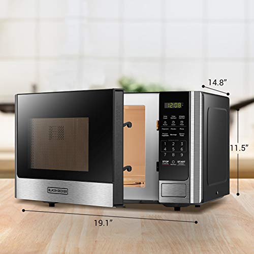 Rear view of countertop appliance