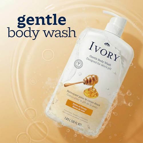 Back of the IVORY Honey Scent 35 oz bottle