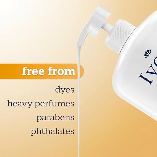 IVORY Body Wash pouring into a hand