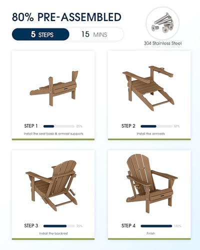 MUCHENGHY Adirondack chair in a garden setting