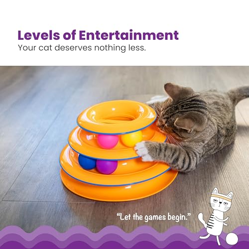 Tower of Tracks three-tier ball system