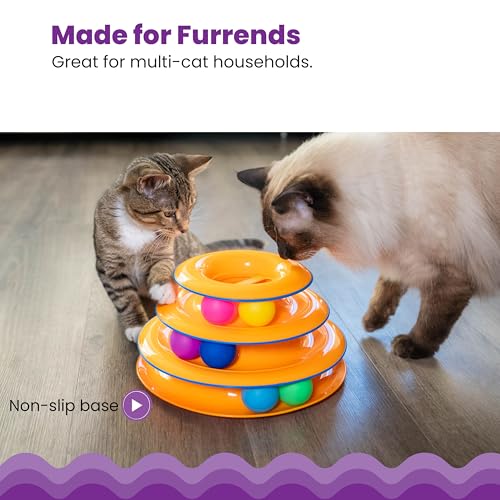 Catstages toy with non-slip base