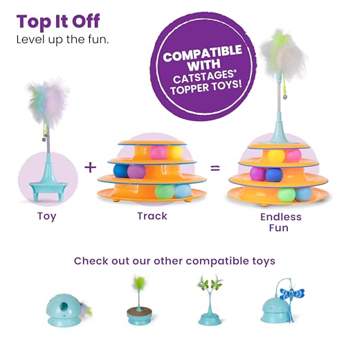 Interactive toy for adult cats