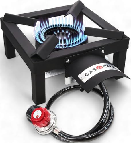 Gas One B-5120 single propane burner top view
