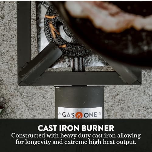 Gas One B-5120 propane burner hose connection