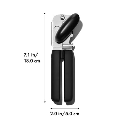 Top down view of OXO 28081 black opener