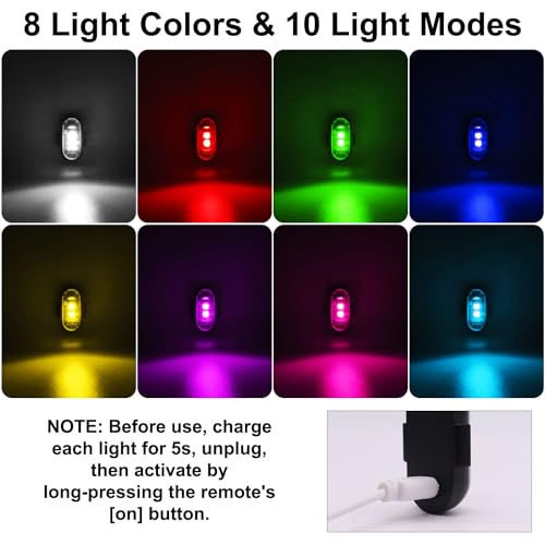 Close up of Elegananccy strobe light showing remote control