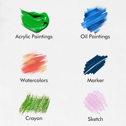 Assorted sizes of ESRICH painting canvases