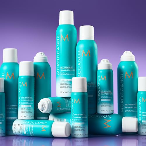 Luxury beauty Moroccanoil dry shampoo packaging