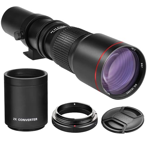 Big Mike's 500mm/1000mm f/8 Manual Telephoto Lens front view
