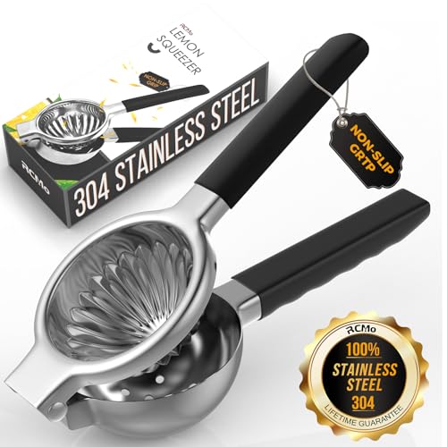 RCMo black stainless steel lemon squeezer