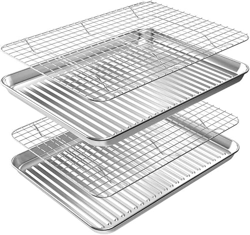 Rottay Baking Sheet with Cooling Wire Rack Set