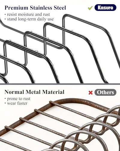 Kitsure rack with organized kitchenware