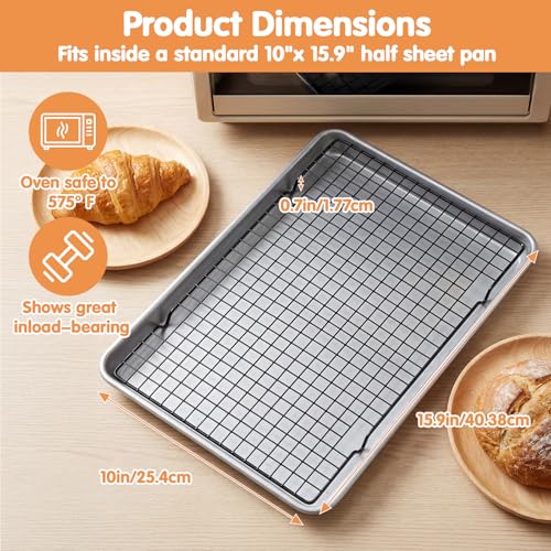 Giloaou carbon steel baking rack top view