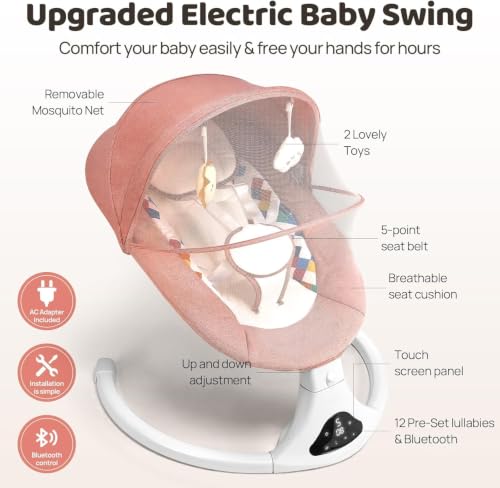 Digital display and controls for Feitiong baby swing