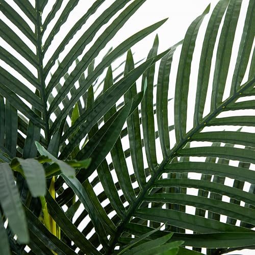 Base of the artificial palm in nursery pot