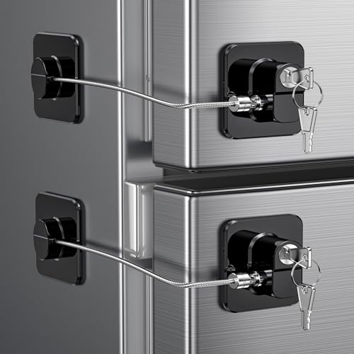 WILNIRY 2 Pack Refrigerator Locks overview
