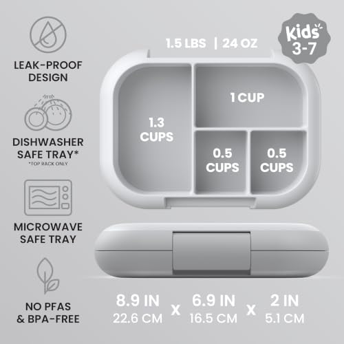 Bentgo Chill open view with food in compartments