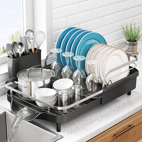 SNTD Expandable Dish Drying Rack overview