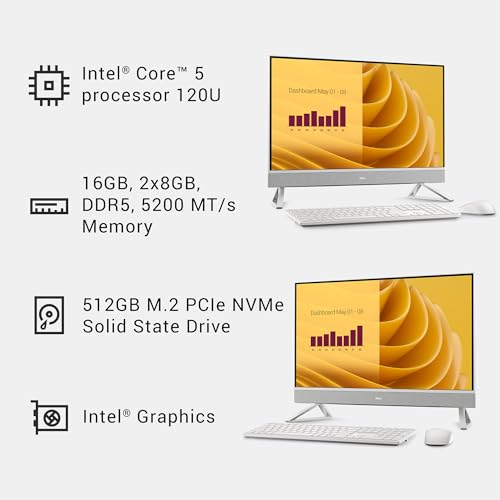 Dell 27-inch All-in-One lifestyle setup