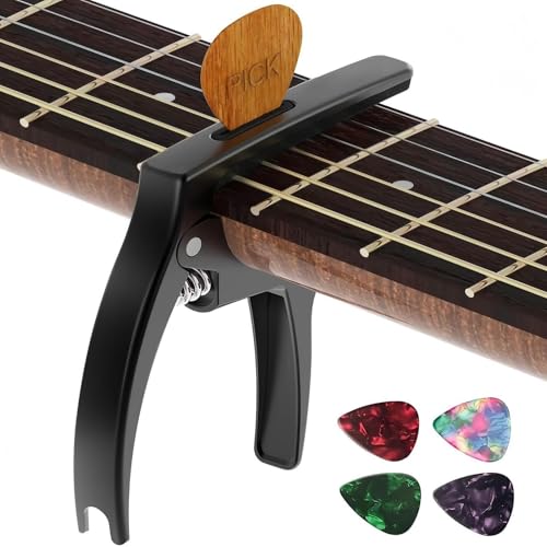 TANMUS TM-019A 3in1 metal capo black finish