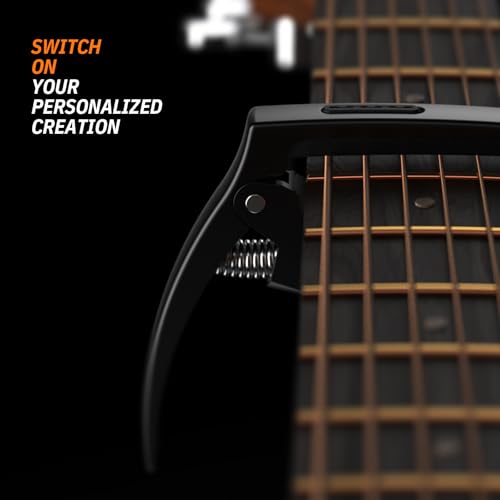TANMUS capo showing high-resilience steel spring
