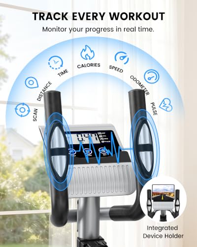 Compact elliptical machine design
